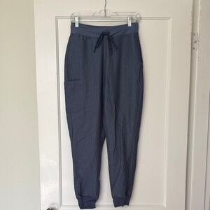Mandala Heather Blue Jogger Scrub Pants Size Small
